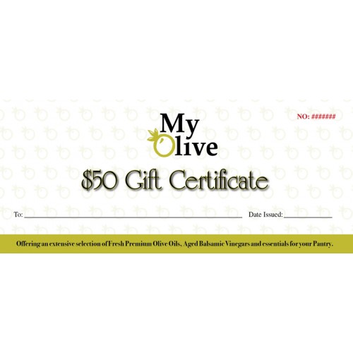 Gift Certificate - 50 Dollars