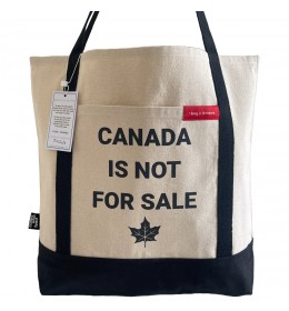 Canada Is Not For Sale Canvas Tote ***NEW PRODUCT***