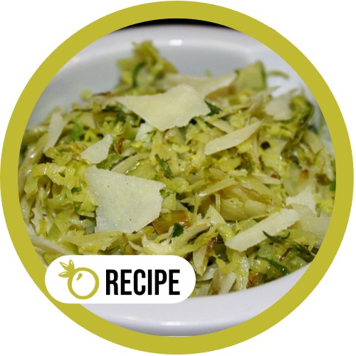 (Recipe) Shaved Brussel Sprouts